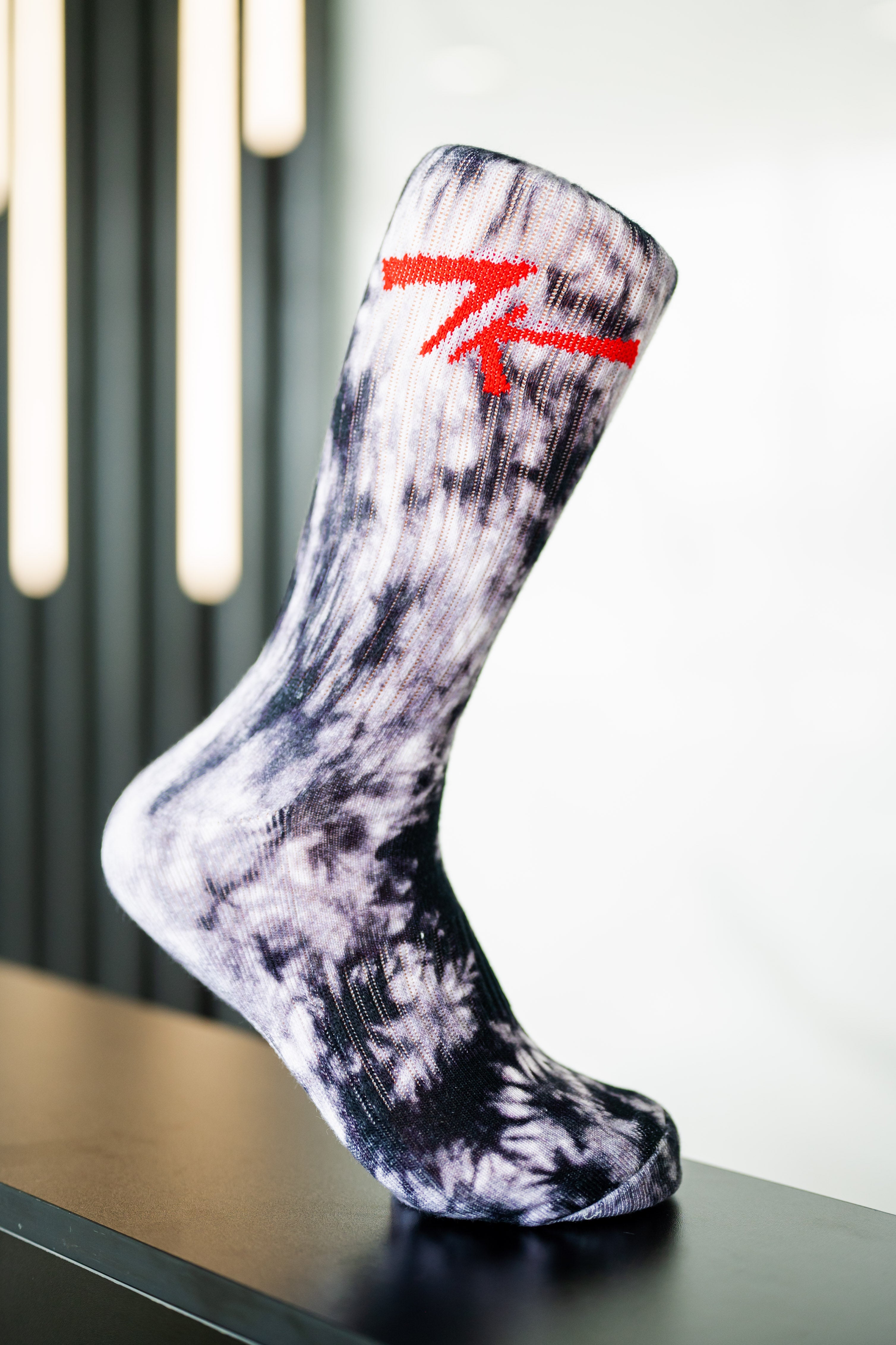 black tie dye nike socks