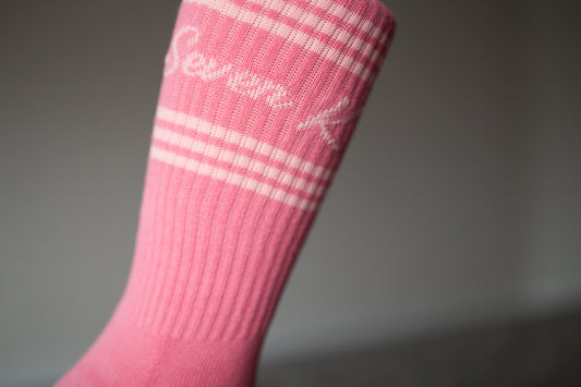 7K PINK CREW SOCK