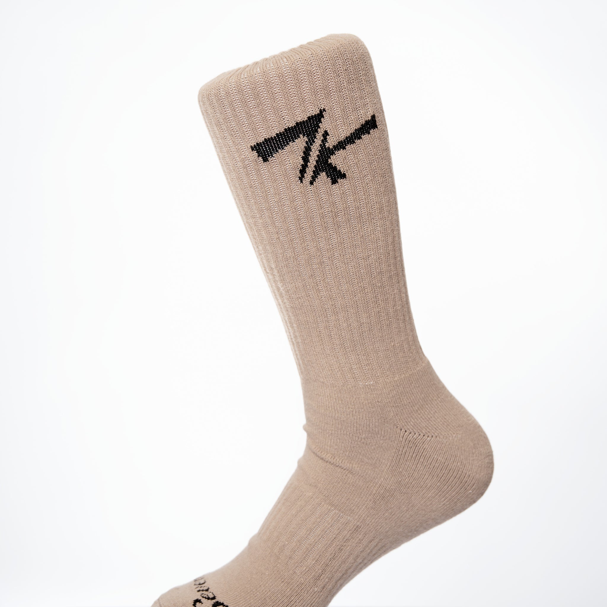 Daily Essential Crew Sock Brown